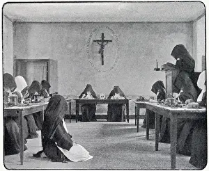 Habits: Convent From Within - Carmelite 1904