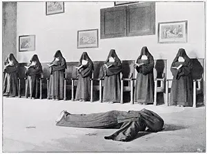 Habits: Convent From Within - Carmelite 1904