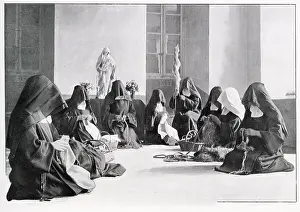 Habits: Convent From Within - Carmelite 1904