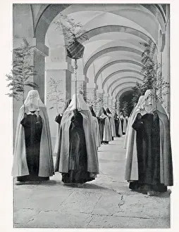 Habits: Convent From Within - Carmelite 1904