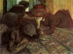 Dressmaker: Conversation chez la modiste, by Degas