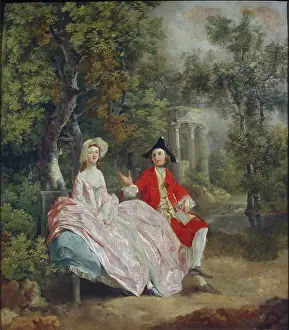 Gainsborough: Conversation in a Park, by Gainsborough