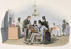 Krafft: Conversations in the coffeehouse 1826