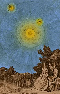 Heliocentric: Conversations on the Plurality of Worlds, Frontispiece, 1683