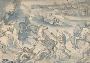 Melchior: The Conversion of St. Paul, 16th century, Pen