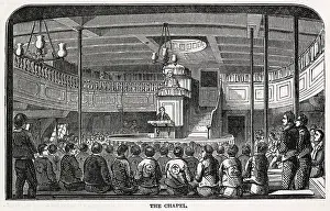 Hulks: Convict Hulks chapel 1846