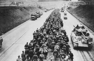 Giessen: Convoy of German Prisoners of War