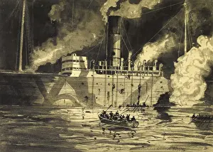 Freighters: Convoys in Peril, by Claude Muncaster, WW1