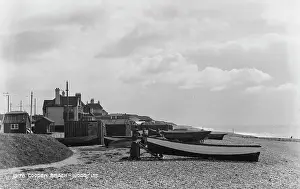 Pebbly: Cooden Beach Scene