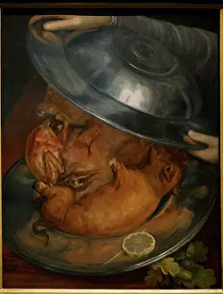 Roast: The Cook, c. 1570, by Giuseppe Arcimboldo