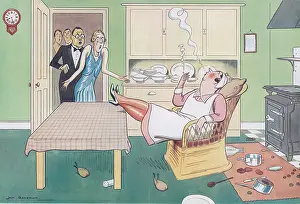 Deciding: Cook Doesn't Feel Like It, by H. M. Bateman