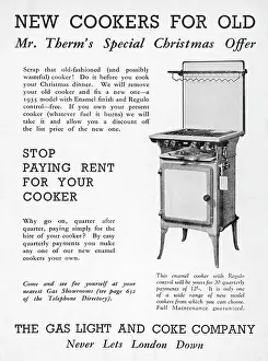 Quarterly: COOKER ADVERT 1935