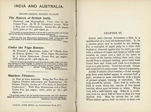 Invalids: Cookery for Invalids and Others, inside pages, 1897