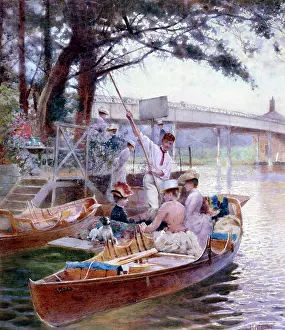 Cookham: Cookham: The Boating Party