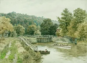 Cookham: Cookham Lock, River Thames, Buckinghamshire