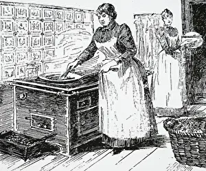 Meals: Cooking on a coal-fired range