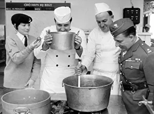 Bielefeld: Cooking contest of British army in Germany