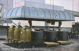 Enforcement: Cooking equipment, Auburn Prison, New York State, USA