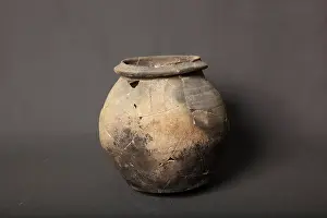 Blary: Cooking pot, castle of Chateau-Thierry, Picardy, France