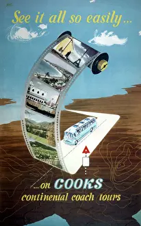 Handbill: Cooks Continental Coach Tours