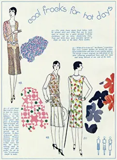 Belted: Cool frocks for hot days 1929