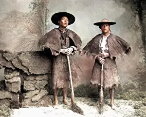 Brushes: Two coolies, China