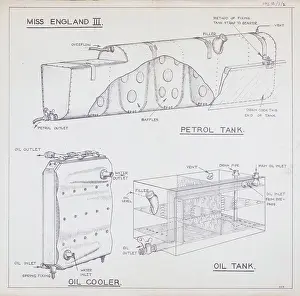 Cooler: Cooling and lubrication systems for Miss England III
