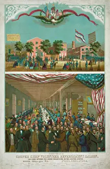 C1862: Cooper shop volunteer refreshment saloon