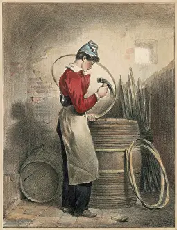 Adze: A COOPER AT WORK