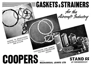 Coopers: Coopers Gaskets & Strainers For Aircraft. DTD378A DTD416