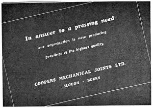 Gaskets: Coopers Mechanical Joints Gaskets