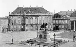 19 Century: Copenhagen, Denmark. Amalienborg Palace