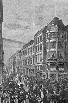 Throng: COPENHAGEN STREET SCENE
