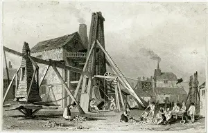 Camborne: Copper mine at Colcoath, Camborne, Cornwall