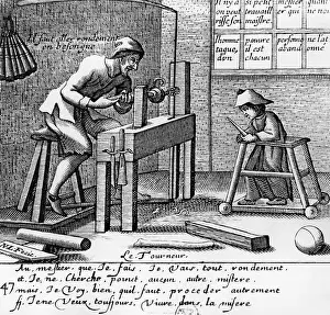 Willing: Copper engraving by Jacques Lagniet, 17th century