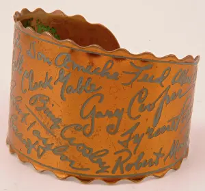 Autographed: US made copper Film Star Bracelet