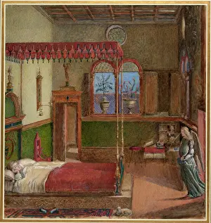 Carpaccio: Copy after Carpaccio's Dream of St Ursula