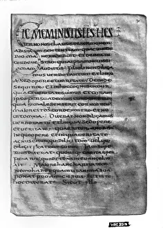 Augustine: Copy of a manuscript of St. Augustine