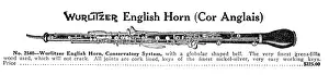 Anglais: Cor anglais, Wurlitzer