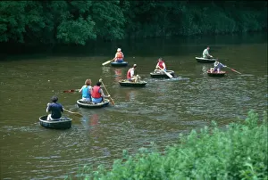 Coalbrookdale: Coracle Regatta at Coalbrookdale
