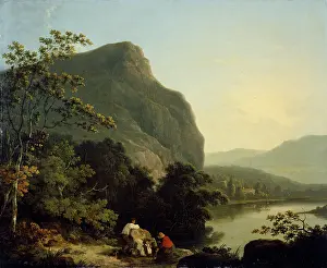 Bequest: Corbould - Classical Landscape with a Lake