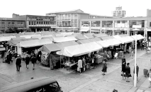 C1965: Corby, Market Square c1965