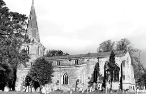 Corby: Corby, Parish Church c1955