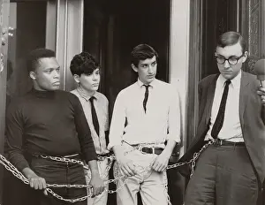 Abuses: CORE and SNCC protesters. Four demonstrators ?