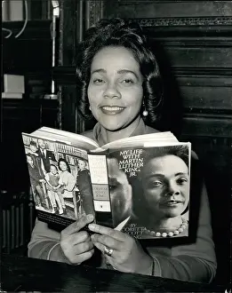 Stationers: Coretta Scott King with her autobiography, London