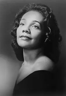 Lcgr2003: Coretta Scott King, in a studio portrait of