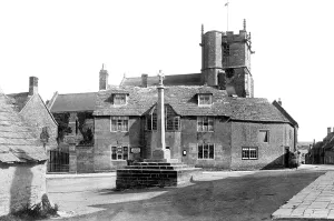 Corfe: Corfe Castle, the Cross 1899