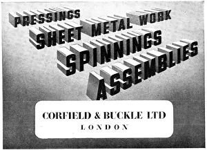 Corfield: Corfield And Buckle : Aircraft