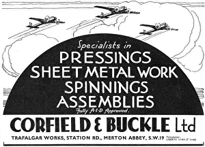 Corfield: Corfield And Buckle : Aircraft