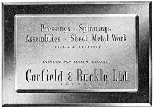 Corfield: Corfield And Buckle : Aircraft